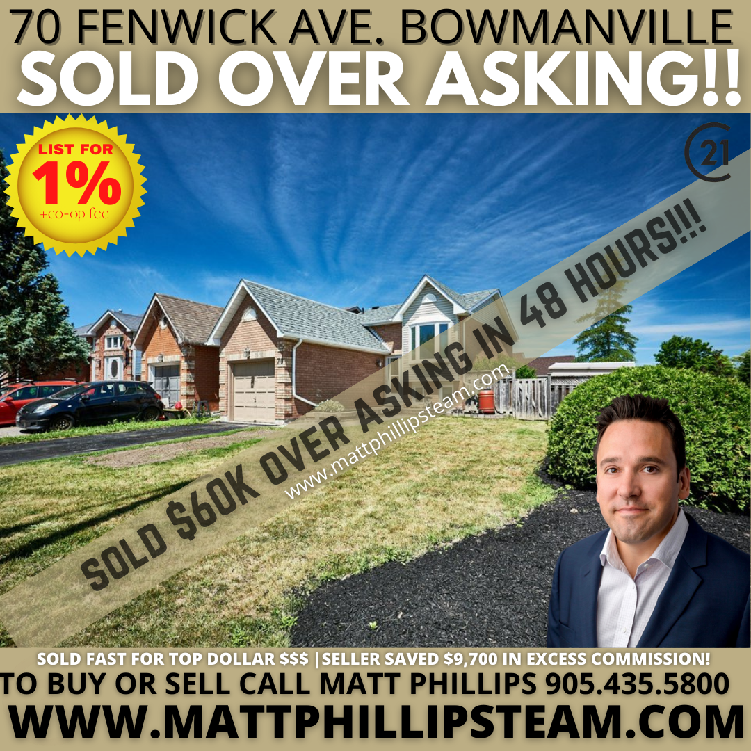Low Commission Real Estate Agent In Bowmanville and Clarington Matt Phillips Century21